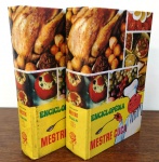 Livro : Enciclopédia Mestre Cuca - Vol 1 e 3 - 366 e 1195  págs - No estado