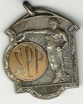 Medalha do Centenário do Selo Postal - 1940 - Gravada a Buril - 35 mm - com olhal - 1ª Exposição Filatelica Regional - Premio 3 º lugar - SFMG - Belo Horizonte 