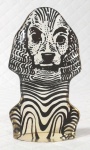 PALATNIK – Escultura cinética representando cãozinho em resina de poliéster de manufatura Abraham Palatnik. Medindo 8,5 cm de altura por 5 cm de comprimento.