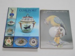 LIVRO (2) - Dois livros sobre porcelana europeia: a) "Coalport (1795-1926)", Michael Messenger, 1995, 444 páginas. Livro fartamente ilustrado com historiografia e peças da centenária fábrica. b) "Le Musée National Adrien Dubouché - Limoges", Chantal Meslin-Perrier, 125 páginas. Fartamente ilustrado com peças de porcelana do ilustre museu francês.