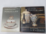 LIVRO (2) - Dois livros sobre porcelana europeia: a) "Les Pots d'Apothicaire en France du 16 au 19 siècle", Jacques Fréal, 1982, 246 páginas. Livro fartamente ilustrado sobre potes e jarras francesas. b) "Europäishes Porzellan", J. Divis, 1983, 231 páginas. Livro ilustrado com peças de porcelana europeia.