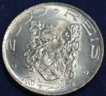 Moeda em prata 2000 réis, ano 1932, Série Vicentina, IV Centenário da Colonização do Brasil, Dom João III 1502/1557 Rei de Portugal,escurecimento natural da prata, FC