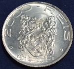 Moeda em prata 2000 réis, ano 1932, Série Vicentina, IV Centenário da Colonização do Brasil, Dom João III 1502/1557 Rei de Portugal,escurecimento natural da prata, FC