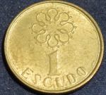 Moeda de Portugal, 1 escudo, ano 1987