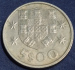 Moeda de Portugal, 5 escudos, ano 1984