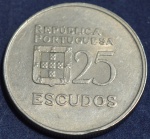 Moeda de Portugal, 25 escudos, ano 1982