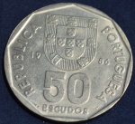 Moeda de Portugal, 50 escudos, ano 1986