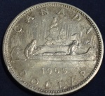 Moeda de prata do Canadá, 1 Dólar canadense, ano 1963