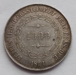 Moeda de Prata, 1000 Réis 1851