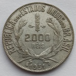 Moeda de Prata 2000 Réis 1931