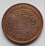 Moeda Bronze 40 Réis 1895
