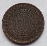 Moeda Bronze 40 Réis 1889