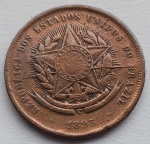 Moeda Bronze 20 Réis 1893