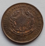 Moeda Bronze 20 Réis 1910