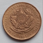 Moeda Bronze 20 Réis 1911