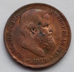 Moeda Bronze 40 Réis 1878