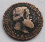 Moeda Bronze 20 Réis 1869