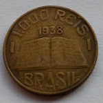 Moeda 1000 Réis 1938