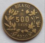 Moeda 500 Réis 1930