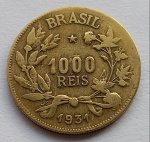 Moeda 1000 Réis 1931