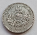 Moeda 100 Réis 1871