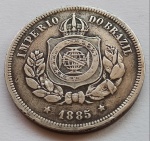 Moeda 100 Réis 1885
