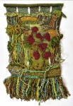 ITA MAIA - Tapeçaria artesanal tecida em lã. Circa 1970. Artista paricipou da Primeira Trienal de Tapeçaria. 140 x 75 cm.