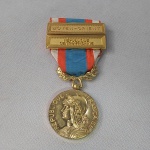 Medalha Francesa com barreta, para quem combateu na República Centro Africana e no Oriente