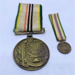 MILITARIA - Medalha e Miniatura comemorativa ao trigésimo aniversário da Revolução Constitucionalista de 32 - MEDALHA MMDC. (08)