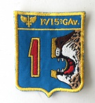 MILITARIA - Bordado do 1/15 Gav da FAB.