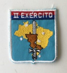 MILITARIA - Antigo bordado do II Exército.