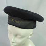 MILITARIA - ANTIGO QUEPE OU GORRO DE MARINHEIRO DA MARINHA AMERICANA (US NAVY) - USADO NA SEGUNDA GUERRA MUNDIAL - I.