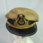 MILITARIA - ANTIGO QUEPE DE OFICIAL DA MARINHA DO BRASIL, COM MARCAS DO TEMPO - J