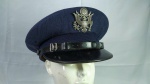 MILITARIA - Quepe de Oficial Americano da Força Aérea, pertencente a Major Aviador que participou da Guerra do Vietnã, com capa de chuva protetora para o quepe.