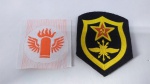 MILITARIA - Lote com 02 bordados, um do Exército Alemão e outro Soviético (30)
