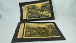 MILITARIA - Lote com 02 Gravuras Japonesas de Batalhas durante a segunda Guerra Mundial (49)