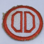 MILITARIA - Bordado original do Exército Americano - 31st Infantry `Dixie` Division Patch - Segunda Guerra Mundial (53)