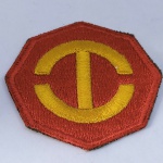 MILITARIA - Bordado original do Exército Americano - WWII Shoulder Patch for US Army Hawaiian Department - Segunda Guerra Mundial (61)