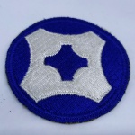 MILITARIA - Bordado original do Exército Americano - 4TH SERVICE COMMAND - Segunda Guerra Mundial (65)