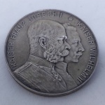 MILITARIA - Medalhão em Prata contrastada da Primeira Guerra Mundial (79)