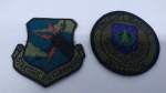 (02) Lote com 02 Patches / Bordados da Força Aérea Americana - Guerra do Vietnã.