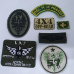 (06) Lote com 07 Patches / Bordados Diversos