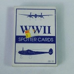 Baralho alusivo à Segunda Guerra Mundial (WWII SPOTTER CARDS) - com referência aos Aviões Utilizados na Guerra.