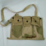 Porta Carregador de Munição do Exército Americano, com capacidade para três Magazines.