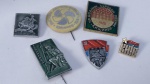 34. (6) Pins Soviéticos, URSS, pós-Segunda Guerra. Período Guerra Fria.