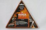 Canivete NINJA KNIFE - Novo, na embalagem lacrada. Fechado mede 8,5 centímetros. Fabricado na China - Pouco maior que um cartão de crédito.