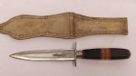 Cutelaria brasileira - Bela e muito bem feita faca brasileira, de manufatura Metalaço, de Passo Fundo - Rio Grande do Sul. A faca sem a bainha mede aprox.  21,5 cm de comprimento.