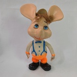 Brinquedo antigo Estrela - Lindo Topo Gigio, o famoso ratinho criado na Itália por Maria Perego. Modelo Grande, mede 26cm de altura. Está sem o rabo.