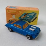 Brinquedo antigo Lesney Matchbox - Pontiac Firebird - Carrinho miniatura diecast na escala 1/64 # 4 - Consta a data 1975 Mini com caixa em excelente estado  Fabricado na Inglaterra