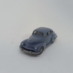 Brinquedo antigo Wiking - Carro Opel Kapitan 51 na escala HO para maquetes de trem ou ferromodelismo. Mede 5,5cm de comprimento.